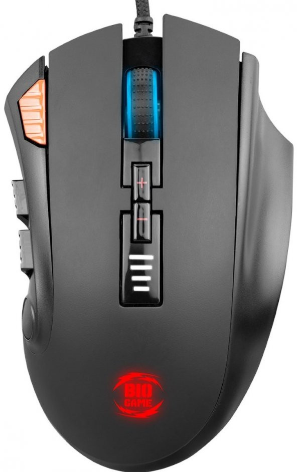 Biogame BM-G7 Gıant RGB Makrolu Oyuncu Mouse 1000-Dpi-12 Tuşlu Ağırlıklı 2x Tuş DRAG CLİCK
