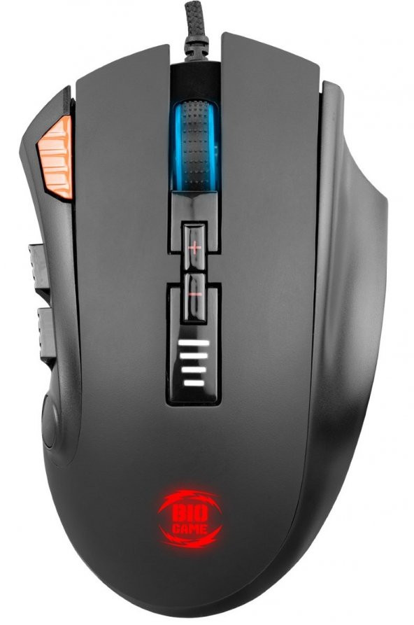 Biogame BM-G7 Gıant RGB Makrolu Oyuncu Mouse 1000-Dpi-12 Tuşlu Ağırlıklı 2x Tuş DRAG CLİCK