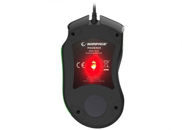 Rampage Smx-R22 Phoenix 7 Tuşlu Rgb 4800dpi Makrolu Gaming Mouse DRAG CLİCK mouse - 3