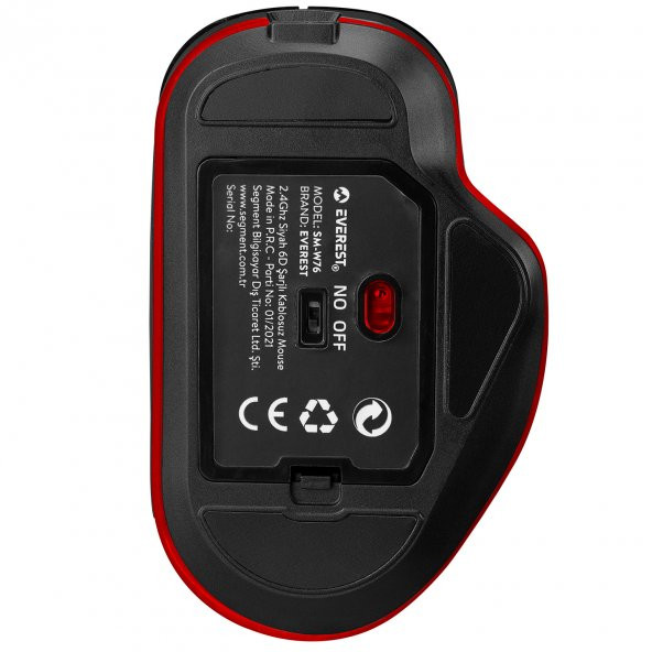 Everest X-HURRY 6D ŞARJLI Kablosuz Mouse Gaming Oyuncu Mouse - 7