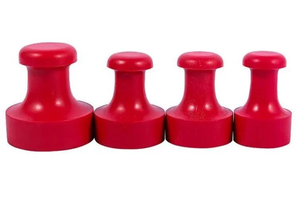 Mühür Kauçuk Alaşım Kırmızı Kaşe Yuvarlak 35Ømm - Resim 6