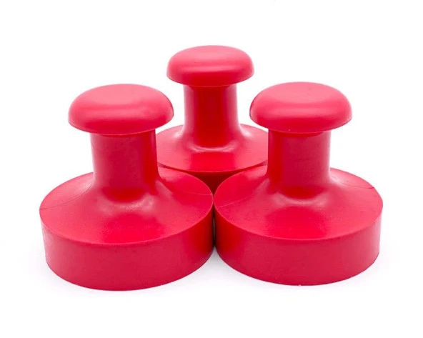 Mühür Kauçuk Alaşım Kırmızı Kaşe Yuvarlak 40Ømm - Resim 7