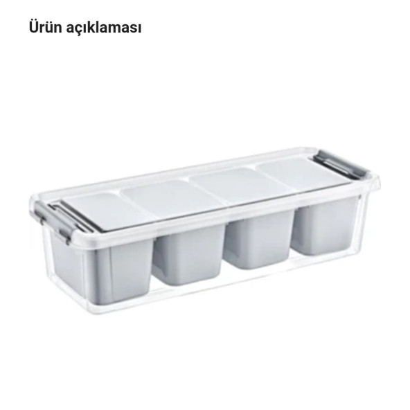Hobby Life Bölmeli Saklama Baharatlık Kahvaltılık - 6