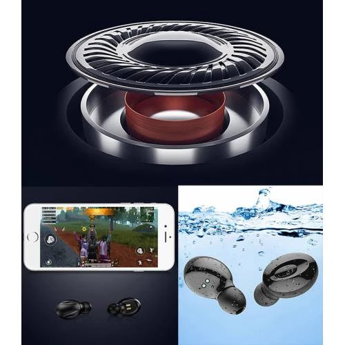 Polham Mikrofonlu Dokunmatik Şarj Kutulu Bluetooth Kulaklık Iphone Samsung Xiaomi Bluetooth Kulaklık - 3