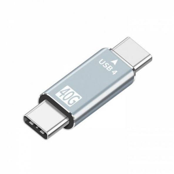 Polham 40Gbps Type-C to Type-C Çevirici Adaptör USB 4 Yüksek Hızda Veri Aktarım Kiti Type-C to Type