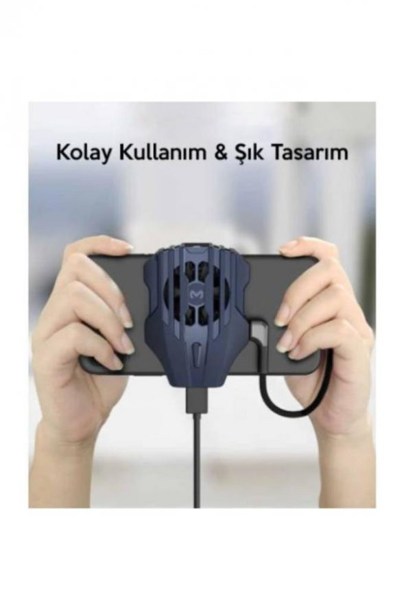 Polham Apple Iphone 7,8,x,11,12 Seri Uyumlu Şarj Kablolu Fanlı Telefon Soğutucusu, Pubg Call Of Duty - 3