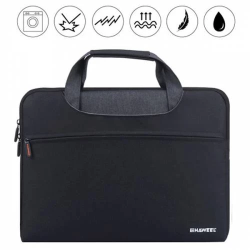 Polham Darbeye Dayanıklı 13,3 İnch Laptop Çantası Macbook Pro Macbook Air Çantası Evrak Çantası - 2