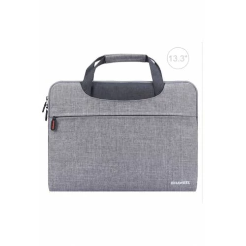 Polham Darbeye Dayanıklı 13,3 İnch Laptop Çantası Macbook Pro Macbook Air Çantası Evrak Çantası - 6