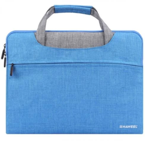 Polham Darbeye Dayanıklı 13,3 İnch Laptop Çantası Macbook Pro Macbook Air Çantası Evrak Çantası - 7