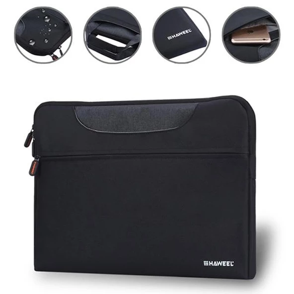 Polham Su geçirmez Oxford Kumaşlı 15.6 İnch Universal Laptop Çantası, Darbe Önleyici, Toza Dayanıklı - 3