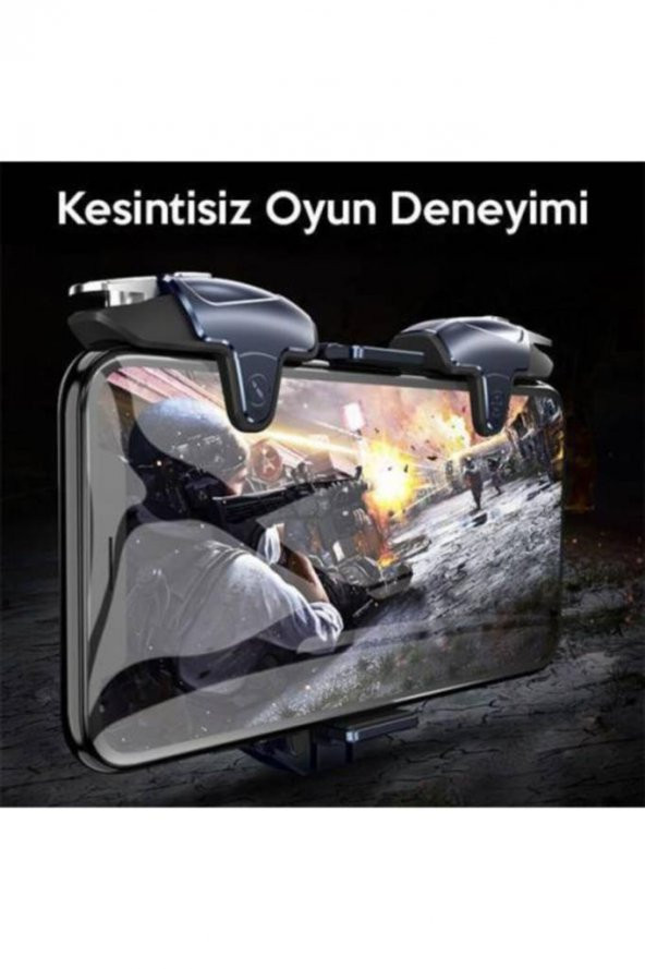 Polham Işıklı Bataryalı 400mah Telefon Soğutucusu Ve Joystick Tetik Pubg Tetik - 3