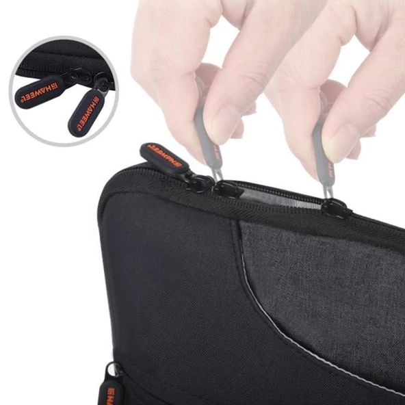 Polham Su geçirmez Oxford Kumaşlı 15.6 İnch Universal Laptop Çantası, Darbe Önleyici, Toza Dayanıklı - 5