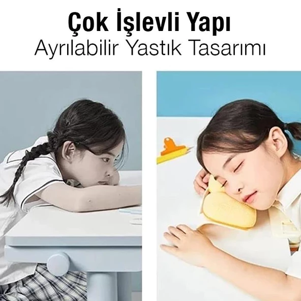 Polham Çocuklar İçin Yükseklik Ayarlı Duruş Düzeltici Masa Standı, Yastıklı Anti-Kambur, Anti-Miyop - 8