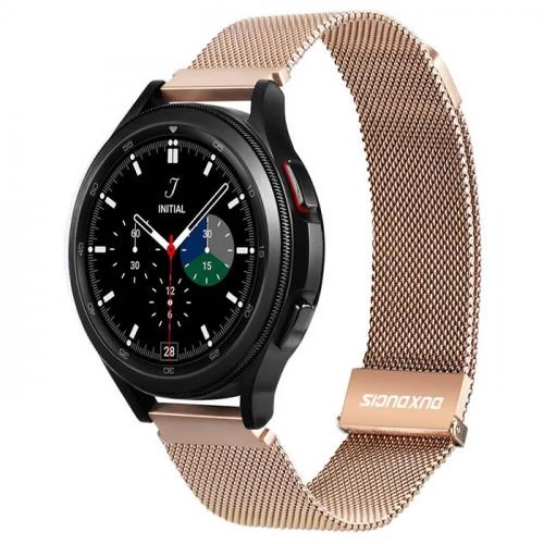 Polham Çelik Milano Loop Samsung Galaxy Watch 20MM ve Huawei GT2-GT3- Magic 2 42MM için Kordon Kayış - 5