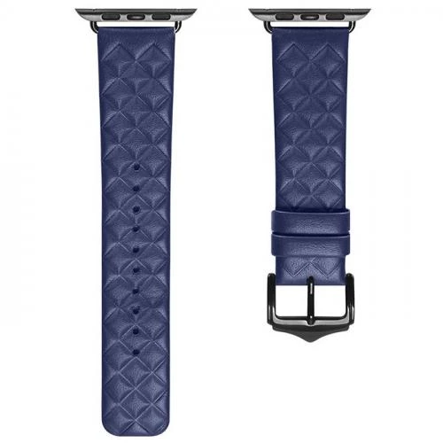 Polham Businessloop Gerçek Deri Apple Watch 38-40-41MM için Kordon Kayış, Tüm Ciltlere Uyumlu Kayış - 6