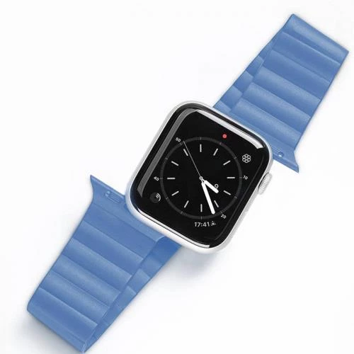 Polham Zincir Style Apple Watch 42-44-45MM için Mıknatıslı Kordon Kayış, Ultra Rahat Yıkanabilir - 6