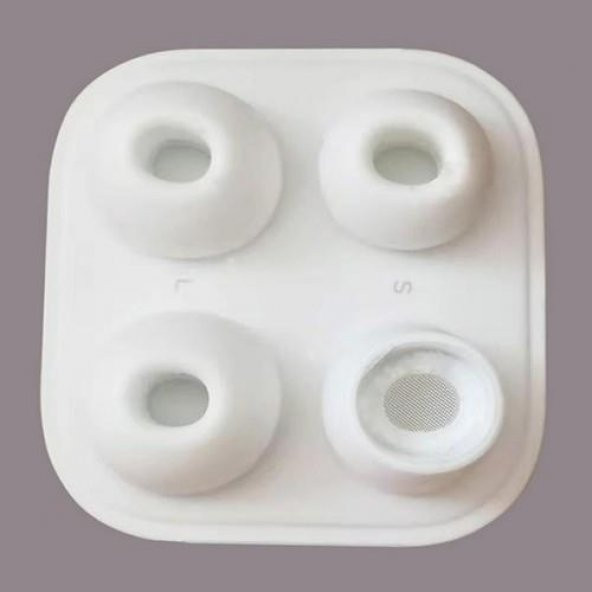 Polham Airpods Pro İle Uyumlu 2 Çift Silikon Yedek Kulaklık Ucu, Kulaklık Tıkacı, Gürültü Engellemeli - 2