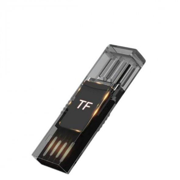 Polham Type-c Hafıza kart ve USB Flash Bellek Okuyucu, TF Kart Reader, Telefon, Tablet, PC Reader