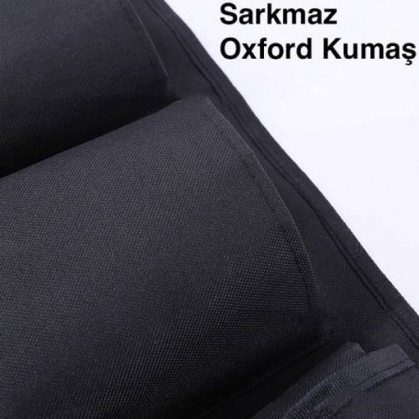 Polham Su Gecirmez Kırışmaz Oxford Kumaş Bagaj Organizer 8 Parça Bagaj Düzenleme Çantası Bagaj Seti - 4