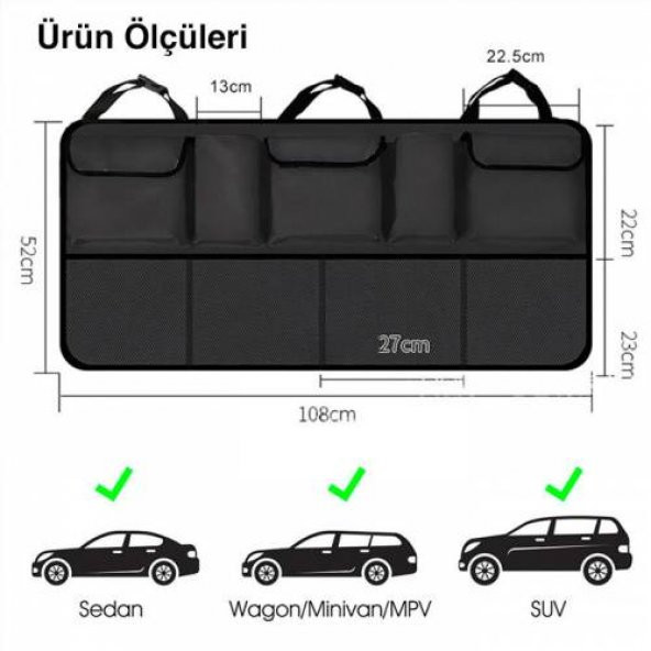 Polham Su Gecirmez Kırışmaz Oxford Kumaş Bagaj Organizer 8 Parça Bagaj Düzenleme Çantası Bagaj Seti - 7