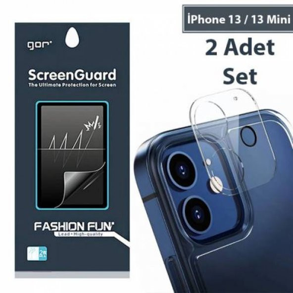 Polham 2 Adet İphone 13, 13 Mini Uyumlu Kırılmaz Arka Kamera Koruyucu, Baloncuk Bırakmaz Koruyucu - 2