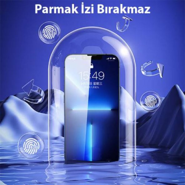 Polham 5Adet iPhone 13 Pro Max Darbe Emici Ekran Koruyucu Jelatin Darbe Emici - 4