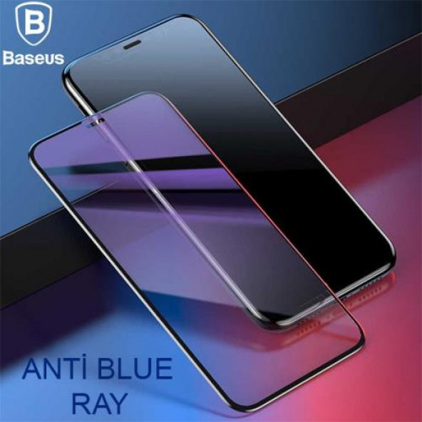 Polham 0.20mm Anti Blue Ful Kaplama İphone 11 Pro Max ve İphone Xs Max Uym Kırılmaz Ekran Koruyucu - 2