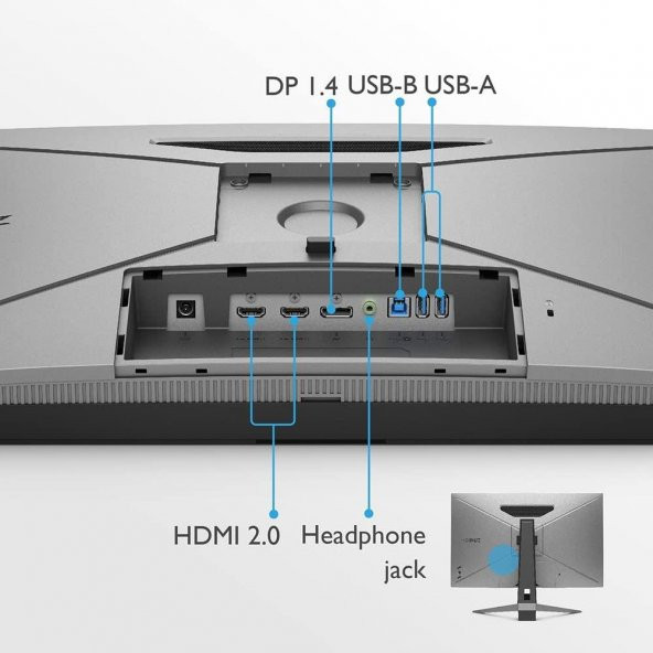 BenQ EX2710Q 27’’, IPS QHD 2K 1ms 165hz Oyuncu Monitörü OUTLET - Resim 5