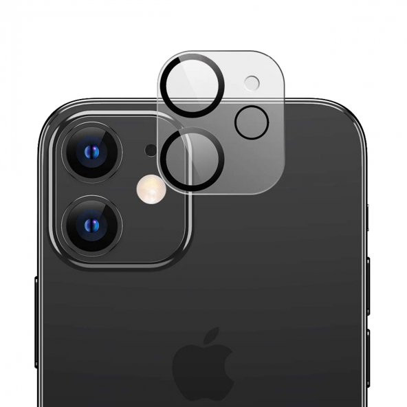 Binano 3D Anti-Exposure Iphone 12 Kamera Koruyucu