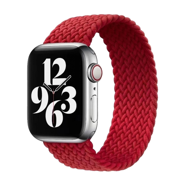 E2M Apple Watch 38-40mm KRD-15 Örgü Kırmızı L - Resim 2