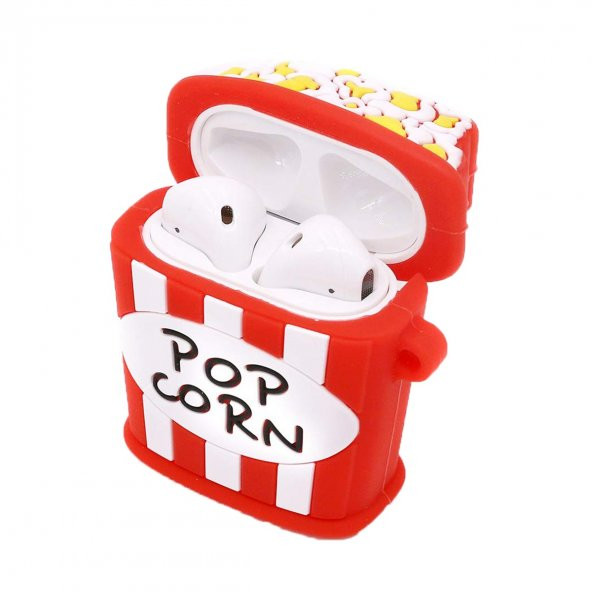 E2M AIRPODS 1-2 KILIF POPCORN BEYAZ ürün görseli