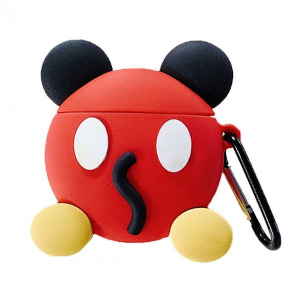 E2M AIRPODS 1-2 KILIF MINNIE KIRMIZI - 2