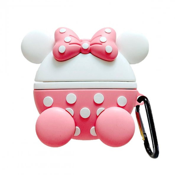 E2M AIRPODS 1-2 KILIF MINNIE PEMBE - Resim 2