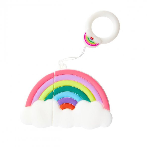 E2M AIRPODS 1-2 KILIF GÖKKUŞAĞI RENKLİ ürün görseli