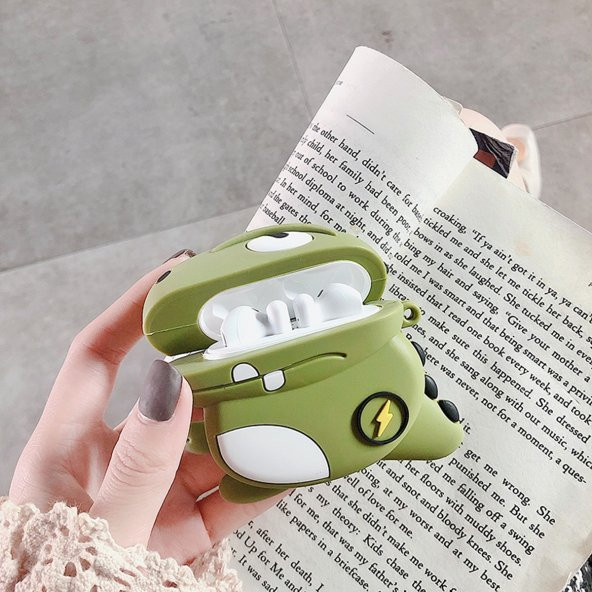 E2M AIRPODS 1-2 KILIF EJDERHA YEŞİL ürün görseli