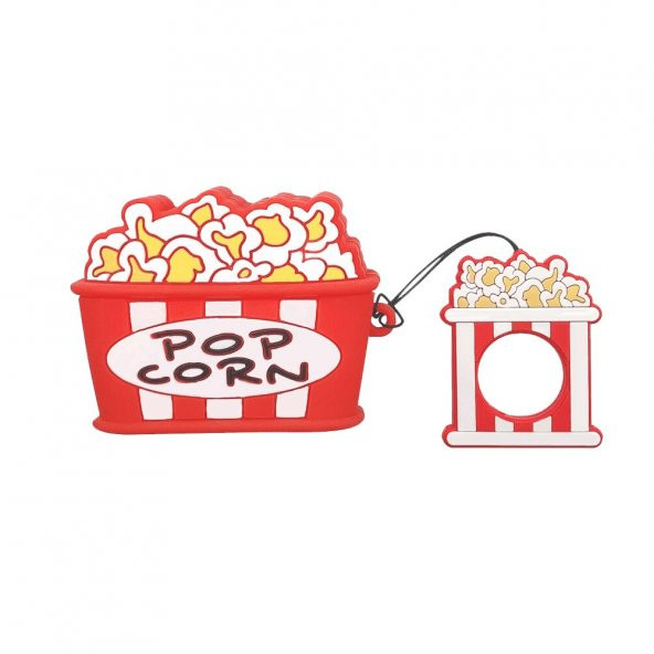 E2M AIRPODS PRO KILIF POPCORN KIRMIZI - Resim 2