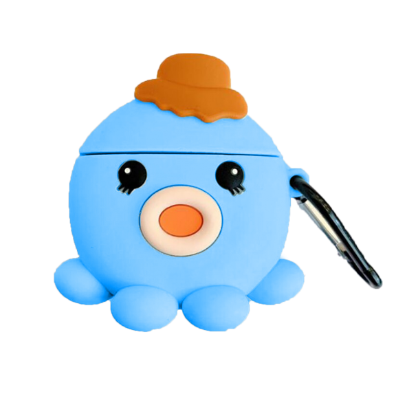 E2M AIRPODS 1-2 KILIF AHTAPOT MAVİ ürün görseli