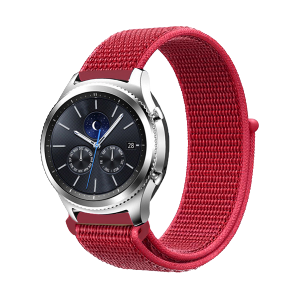 E2M SAMSUNG WATCH 22MM KRD-03 HASIR KIRMIZI KORDON - 2