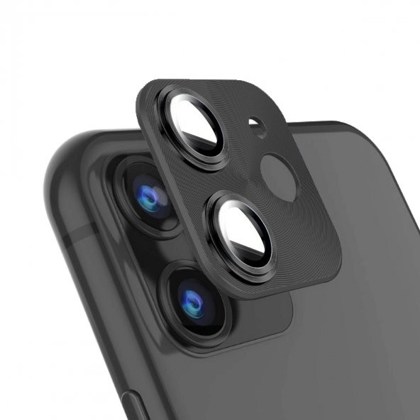 BİNANO IPHONE 11 PRO/11 PRO MAX 360 METAL SİLVER CAMERA KORUYUCU - Resim 2