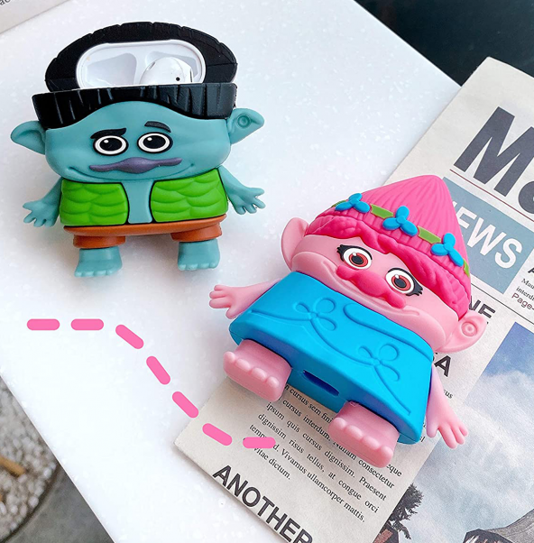 E2M AIRPODS 1-2 KILIF TROLLS YEŞiL ürün görseli 1