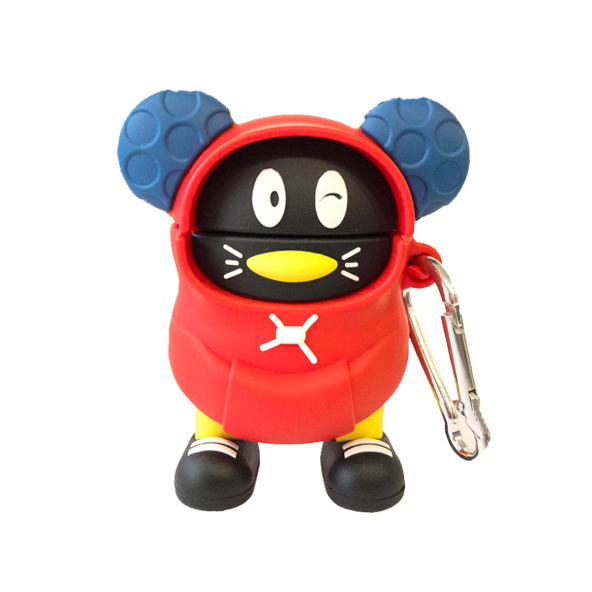 E2M AIRPODS 1-2 KILIF MINI MASKED KIRMIZI - Resim 2