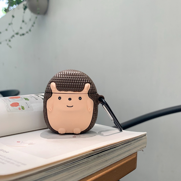 E2M AIRPODS 1-2 KILIF KiRPi KAHVERENGi - Resim 3