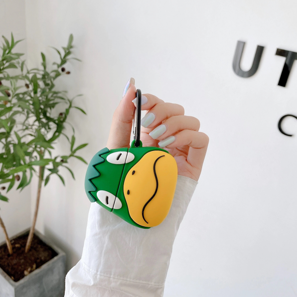 E2M AIRPODS PRO KILIF DINO YEŞiL ürün görseli 1