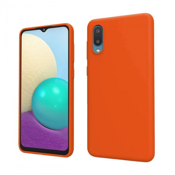 BİKAPAK ECO SENSE SAMSUNG A02 TURUNCU KAPAK ürün görseli