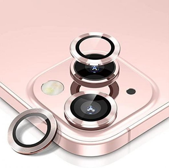 Binano Metal Ring Iphone 13/13 Mini Rose Gold Kamera Koruyucu ürün görseli