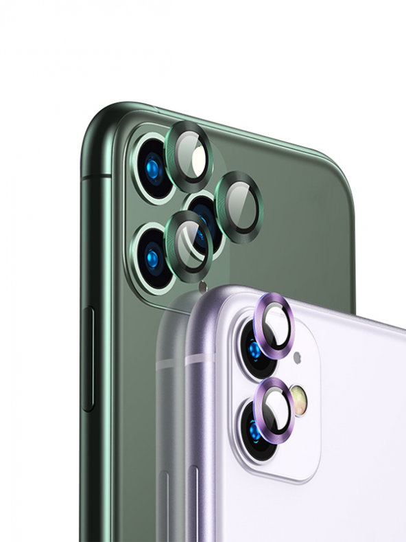 Binano Metal Ring Iphone 13 Pro/13 Pro Max Kırmızı Kamera Koruyucu - 4