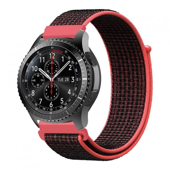 E2M Samsung Watch 22mm KRD-03 Hasır Kardinal Kordon