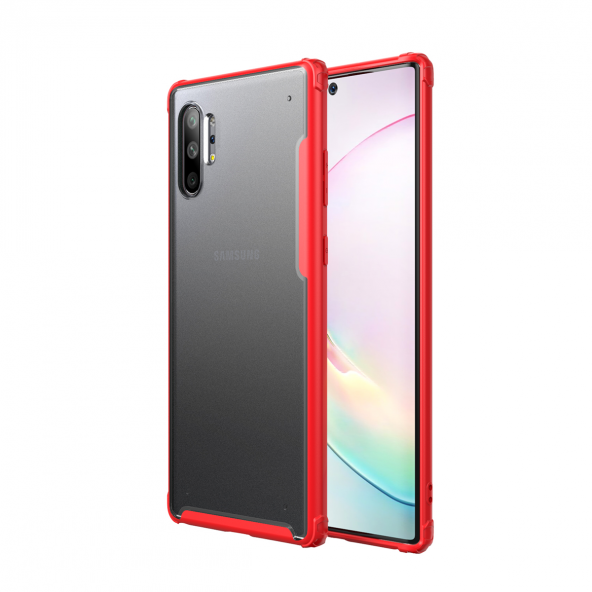 BİKAPAK ELIT MIST SAMSUNG NOTE 10 PLUS KIRMIZI KAPAK