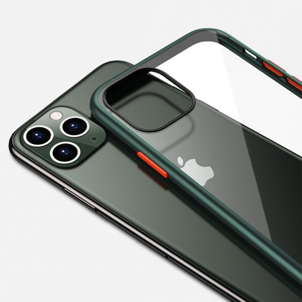 BİKAPAK ELIT SHINE IPHONE 11 PRO YEŞİL KAPAK - 2