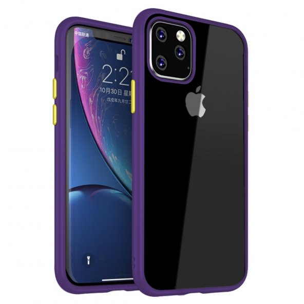 BİKAPAK ELIT SHINE IPHONE 11 PRO MOR KAPAK ürün görseli
